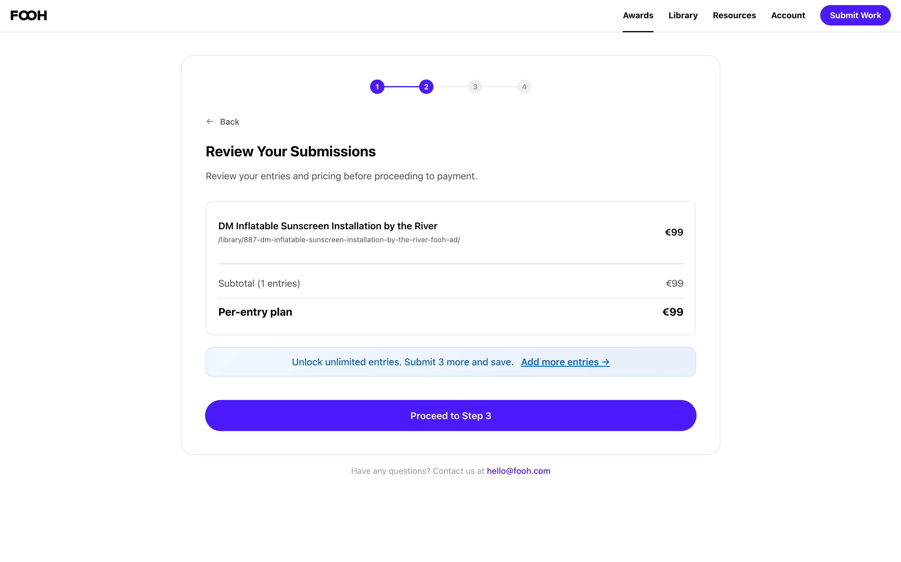 Add credits and campaign details